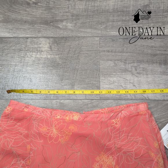 Sag Harbor Layered Sheer Skirt Size 12 - Picture 3 of 5